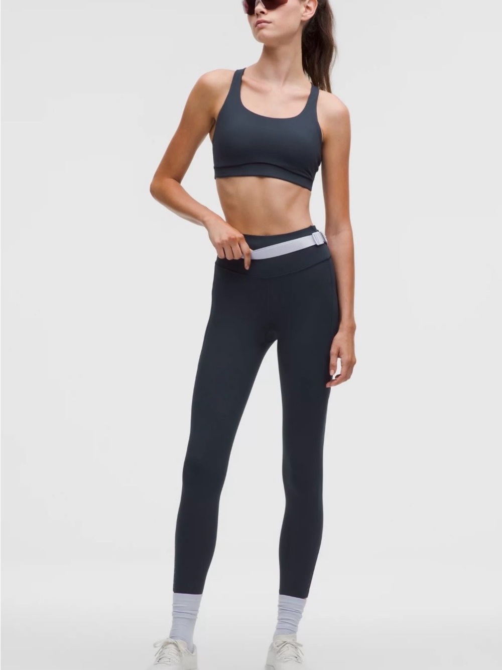 Lululemon fast and free leggings yoga pants high rise black 4 Pilates hiking